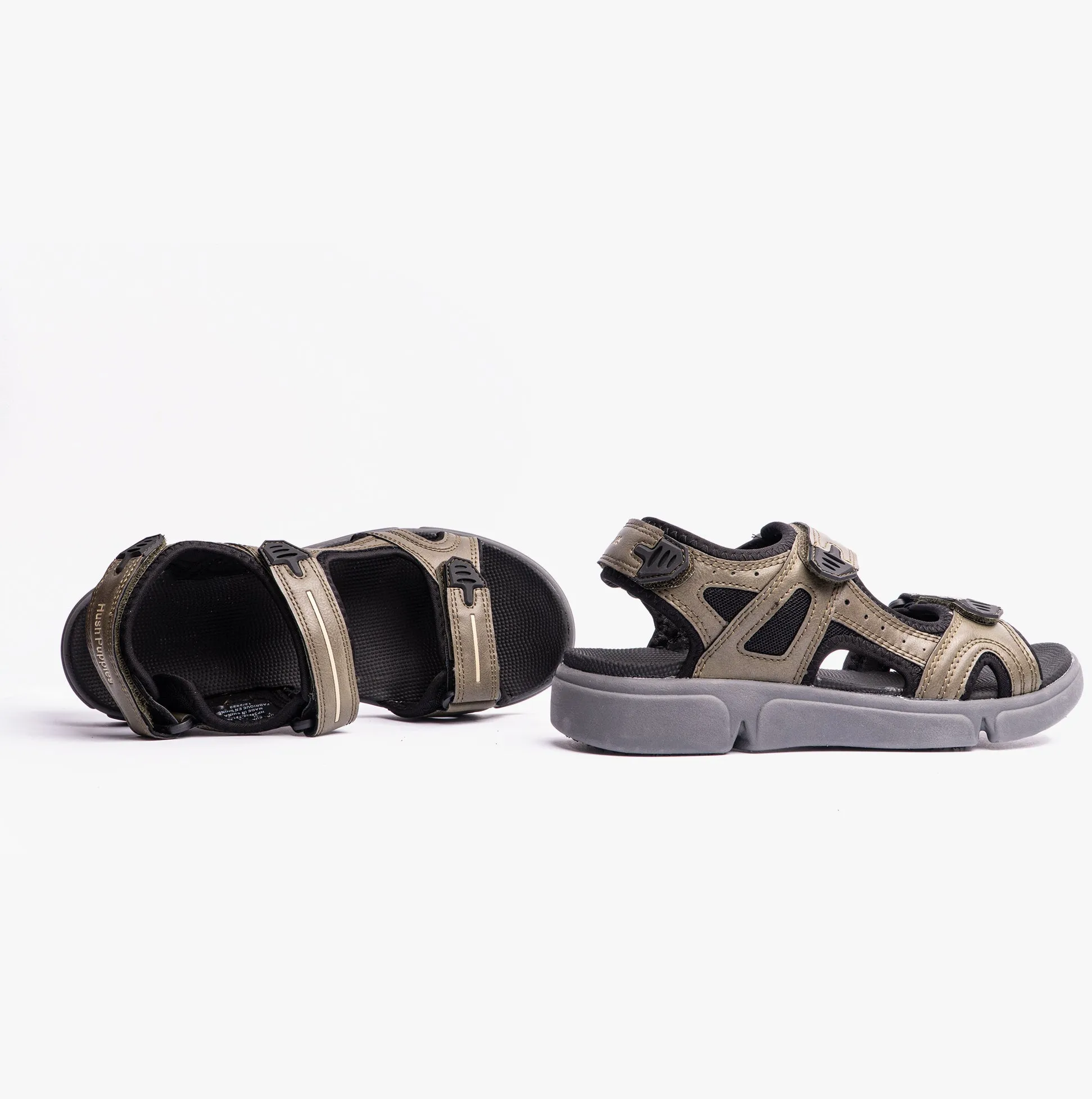 Hush Puppies CASTRO Mens Sandals Khaki sold by Shuperb product image thumbnail 3