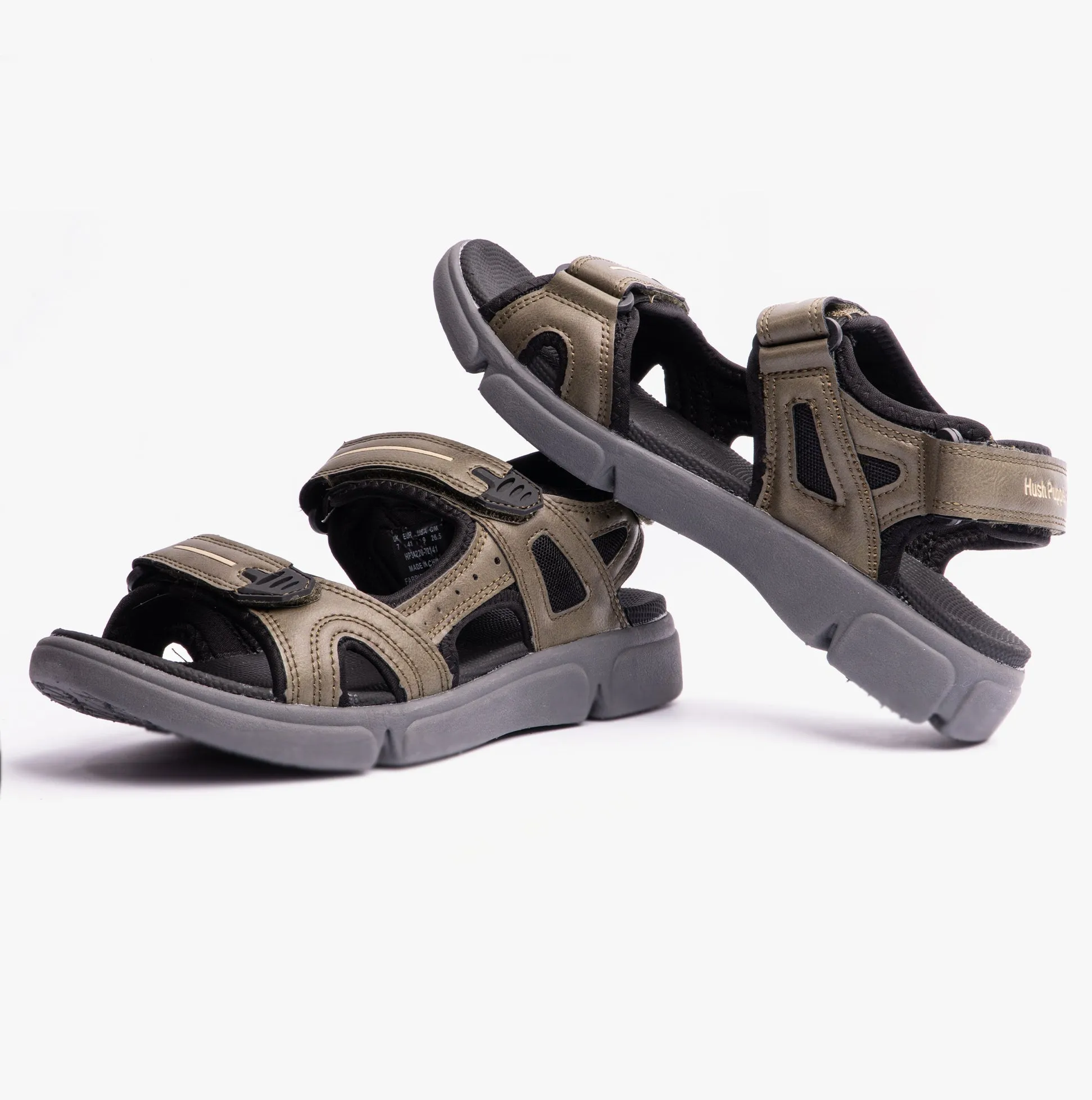 Hush Puppies CASTRO Mens Sandals Khaki sold by Shuperb product image thumbnail 2