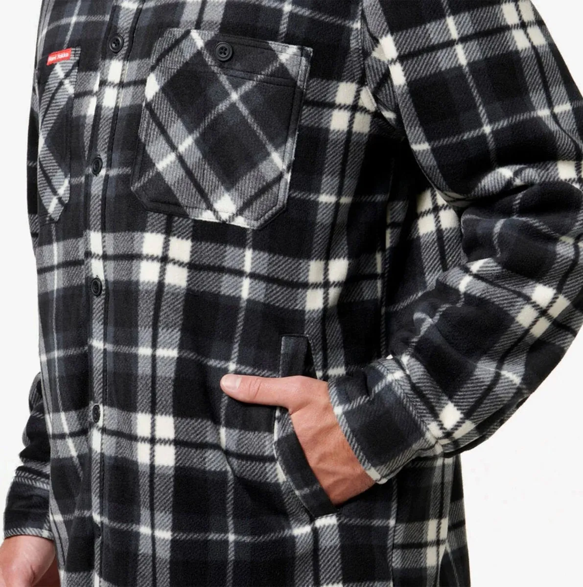 Hard Yakka QUILTED FLANNEL Mens Shirt Jacket Grey sold by Shuperb product image thumbnail 4