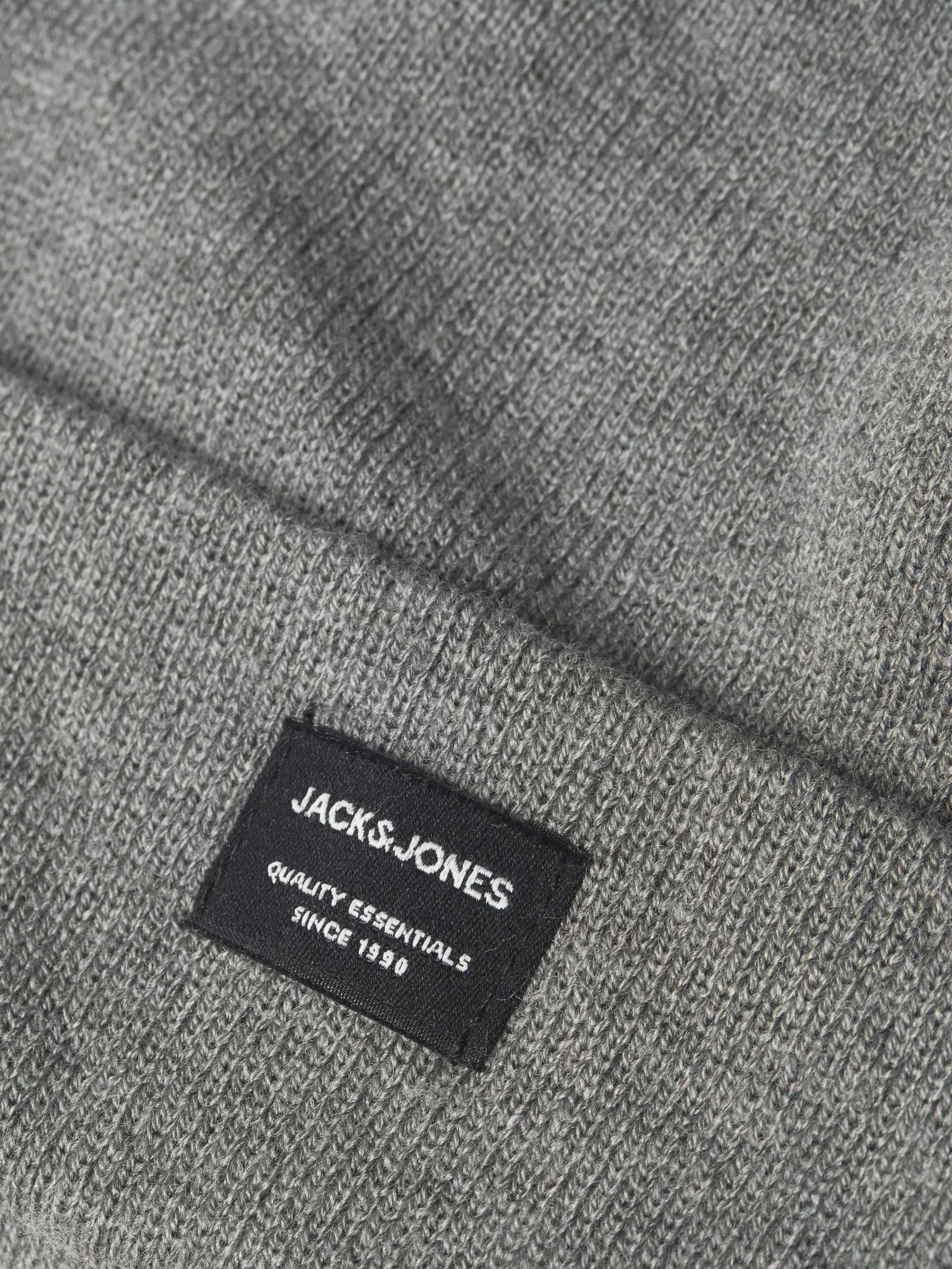 Jack & Jones DNA Mens Beanie Grey Melange sold by Shuperb product image thumbnail 3