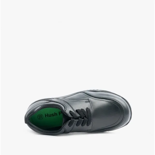 Hush Puppies HARVEY SENIOR Boys Leather School Shoes Black sold by Shuperb product image thumbnail 4