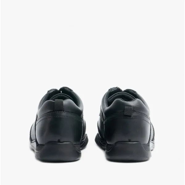 Hush Puppies HARVEY SENIOR Boys Leather School Shoes Black sold by Shuperb product image thumbnail 5
