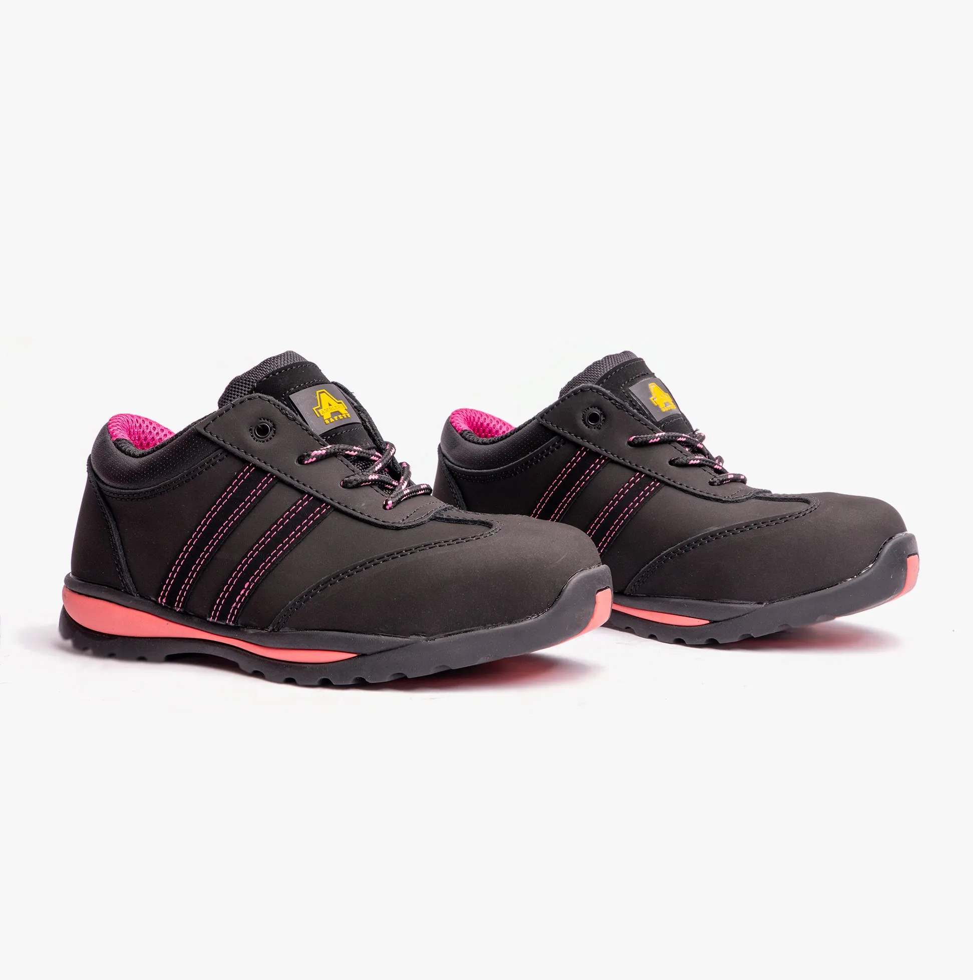 FS47 Ladies Leather Safety Trainers Black sold by Shuperb product image thumbnail 2