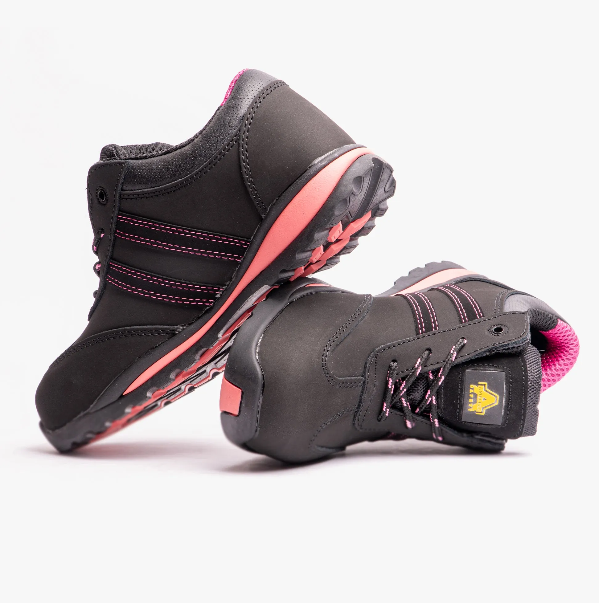 FS47 Ladies Leather Safety Trainers Black sold by Shuperb product image thumbnail 4