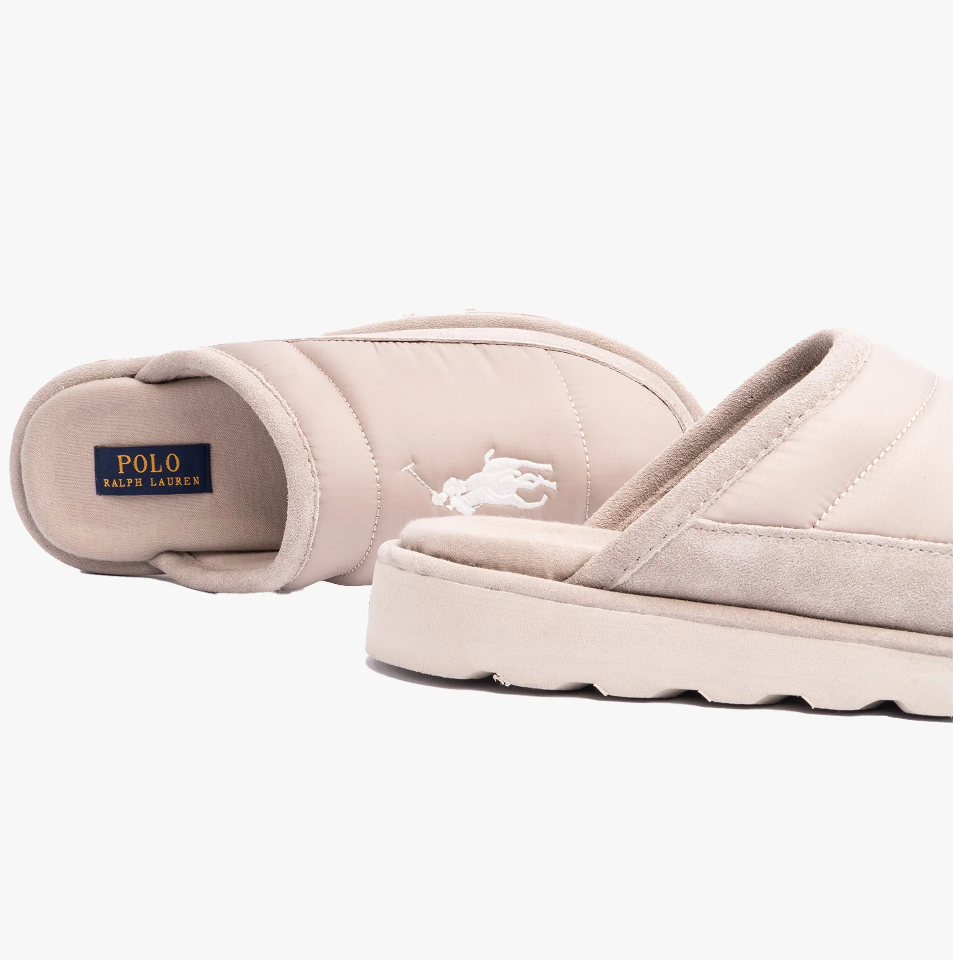 Polo Ralph Lauren READE SCUFF Mens Quilted Scuff Mule Slipper Milkshake sold by Shuperb product image thumbnail 2