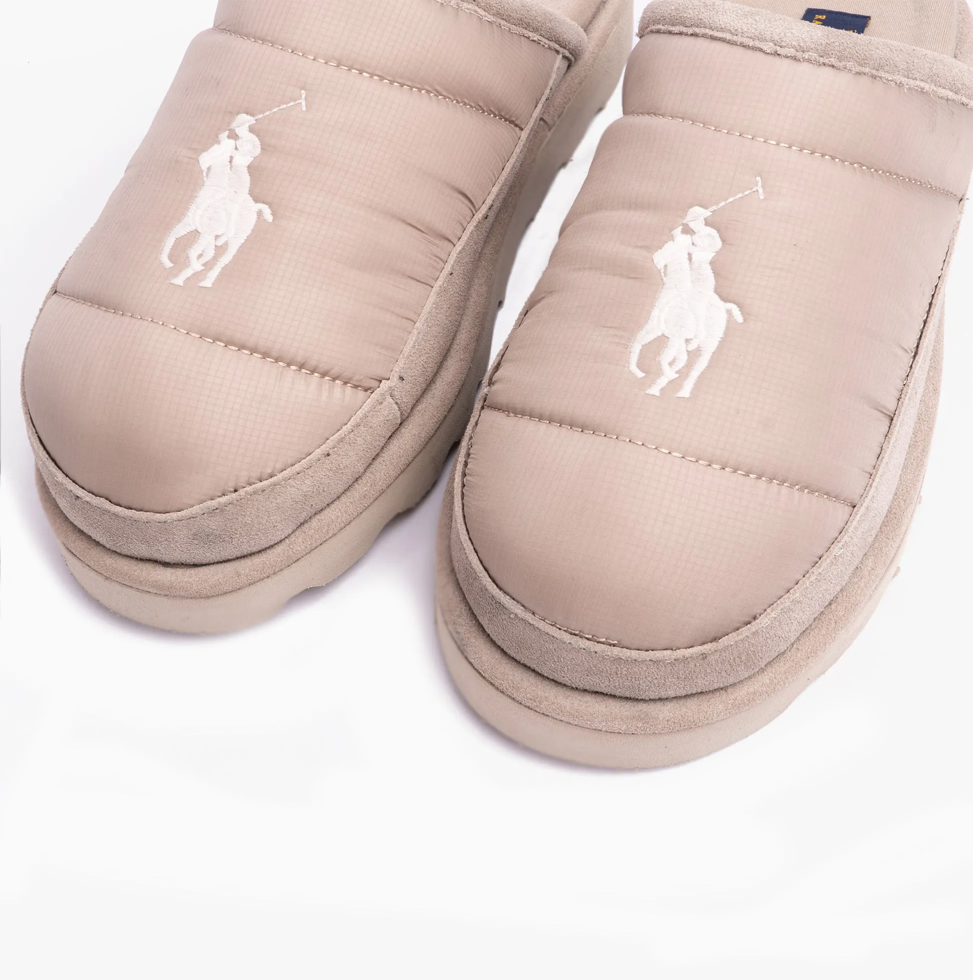 Polo Ralph Lauren READE SCUFF Mens Quilted Scuff Mule Slipper Milkshake sold by Shuperb product image thumbnail 5