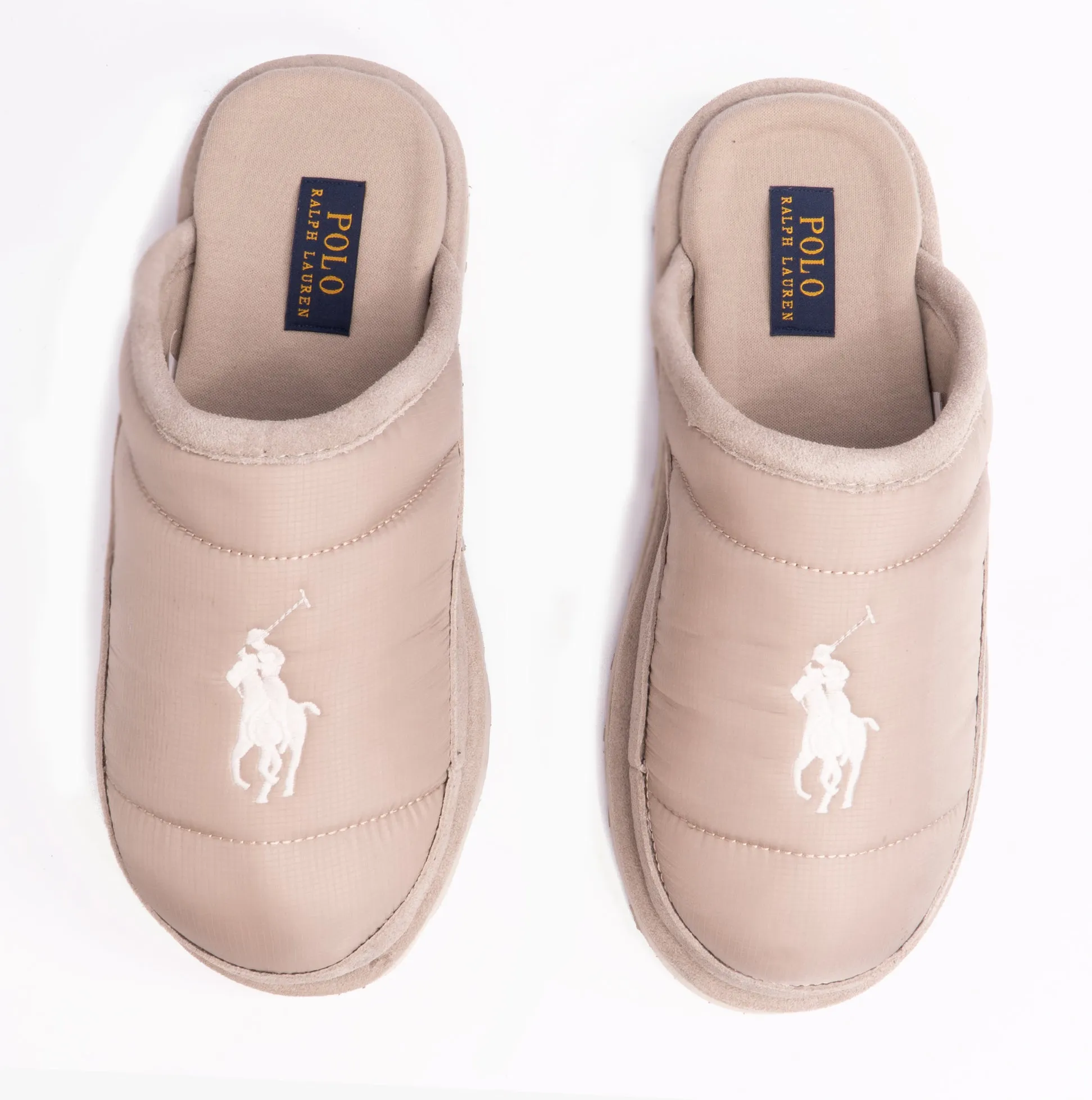 Polo Ralph Lauren READE SCUFF Mens Quilted Scuff Mule Slipper Milkshake sold by Shuperb product image thumbnail 4