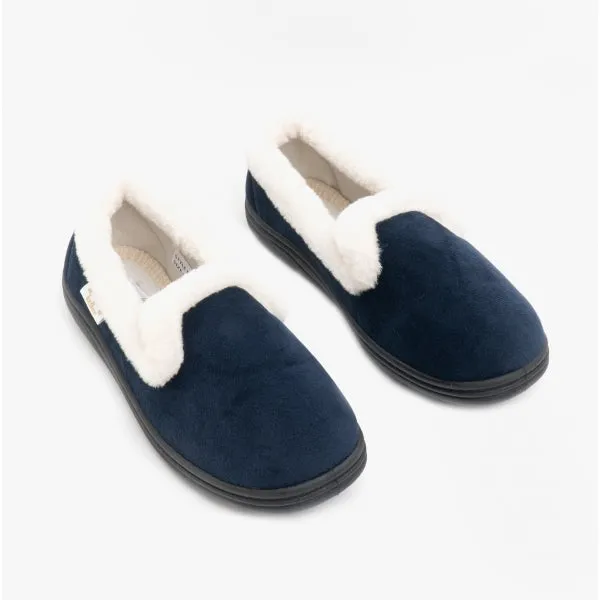 ALMA Ladies Full Slippers Navy sold by Shuperb product image thumbnail 2