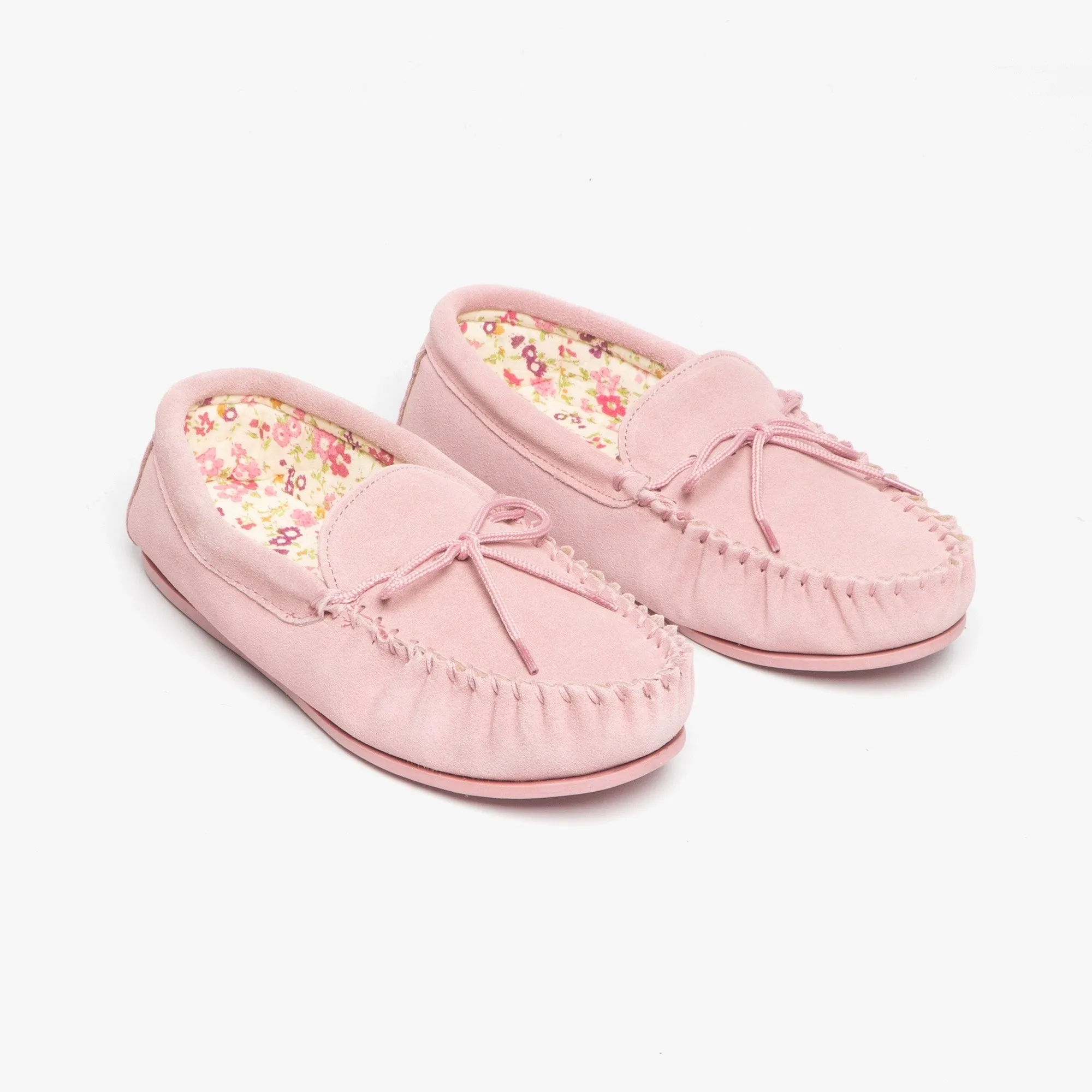 Mokkers LILY Womens Suede Moccasin Slippers Pink sold by Shuperb product image thumbnail 2