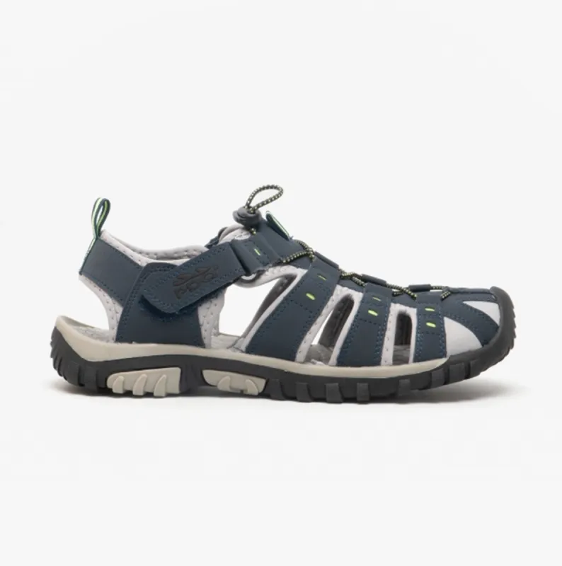 PDQ KEN Mens Sandals Navy Blue/Lime sold by Shuperb