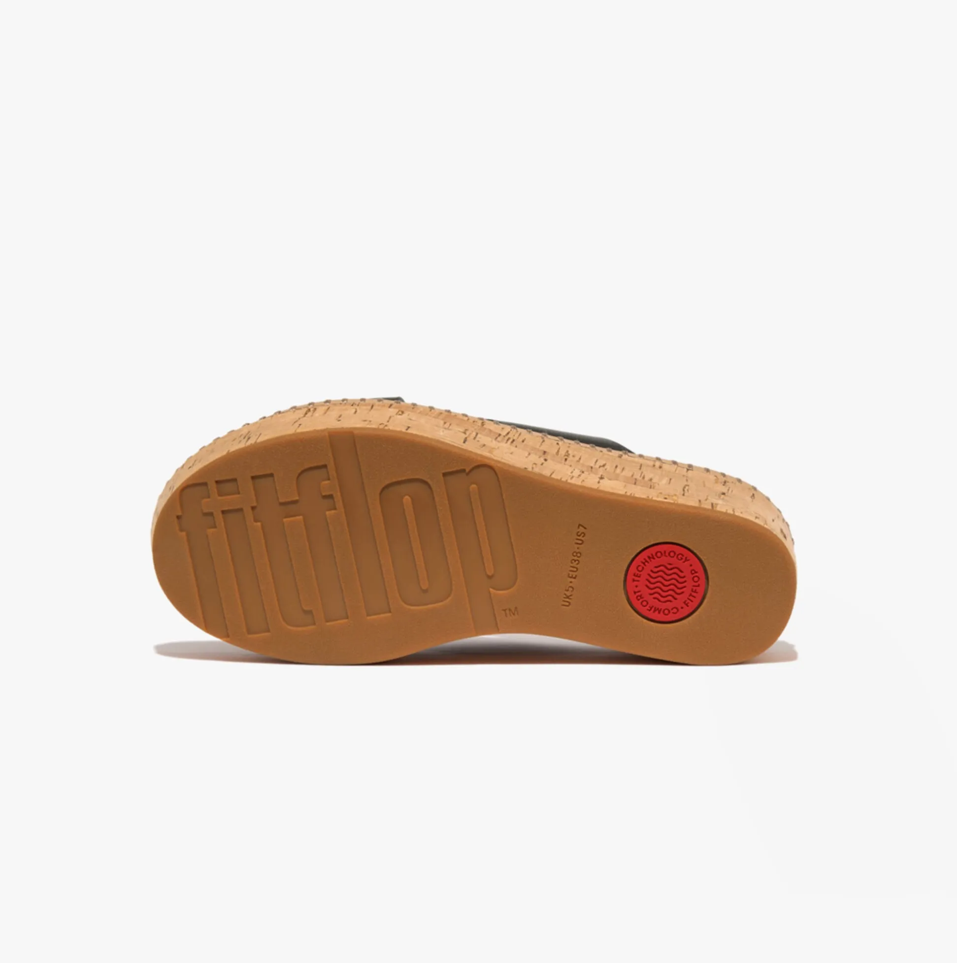 FitFlop ELOISE LEATHER Womens Cross Slides Black sold by Shuperb product image thumbnail 3