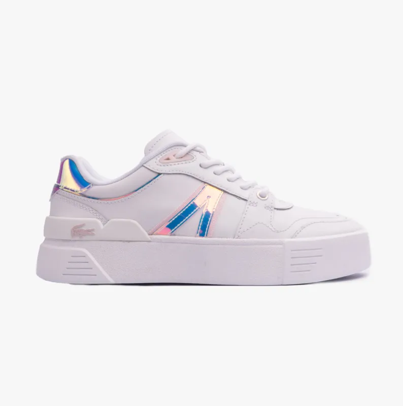 Lacoste L002 EVO 124 5 Womens Trainers White/Light Pink sold by Shuperb