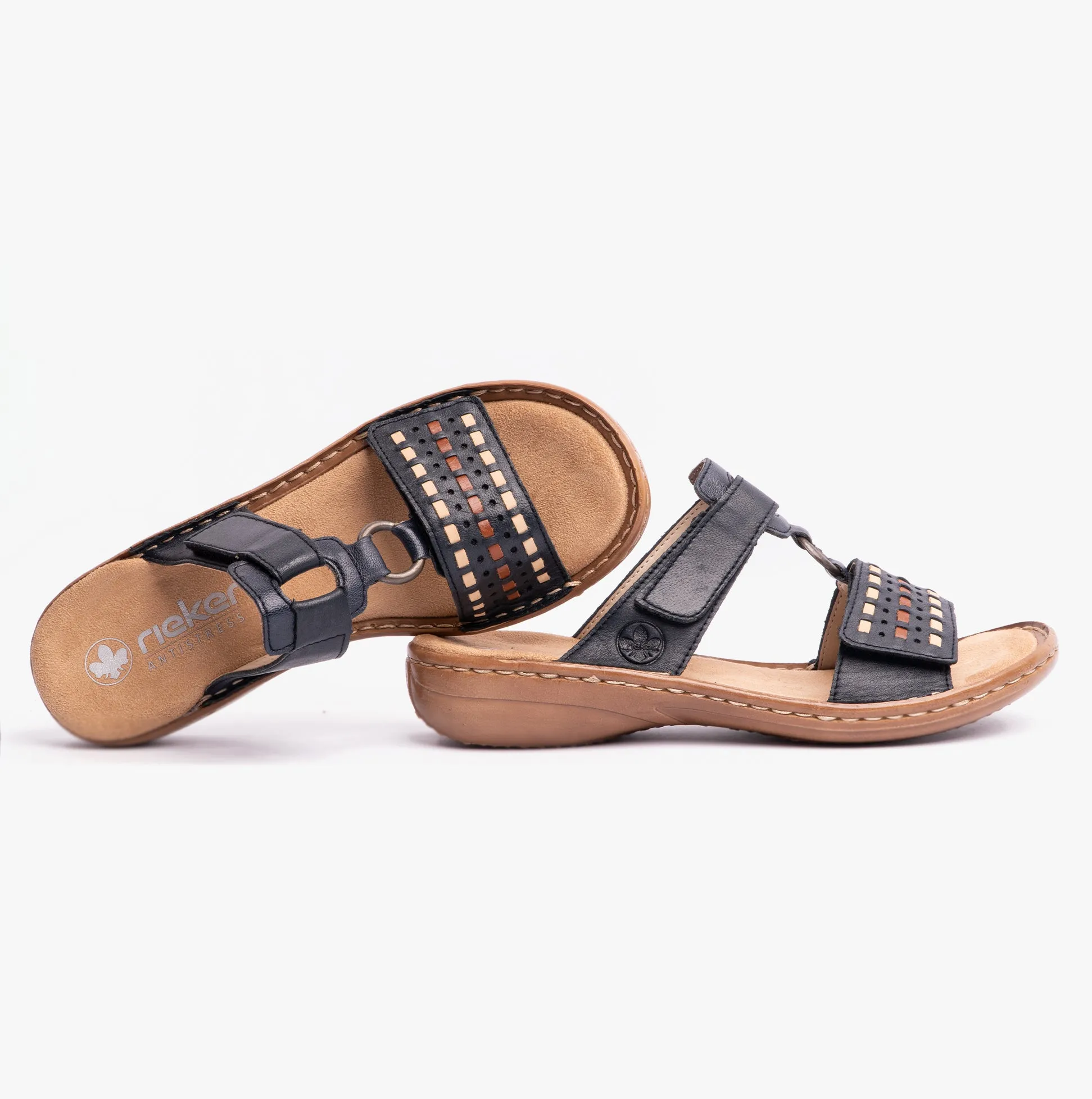 Rieker 60842-14 Womens Sandals Blue sold by Shuperb product image thumbnail 3