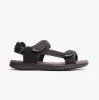 Hush Puppies NEVILLE QUARTER STRAP Mens Sandals Black sold by Shuperb