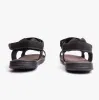 Hush Puppies NEVILLE QUARTER STRAP Mens Sandals Black sold by Shuperb
