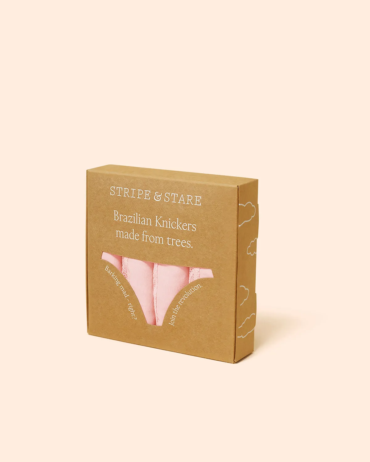 Brazilian Knicker Four Pack - Pink-a-Boo sold by Stripe & Stare product image thumbnail 2