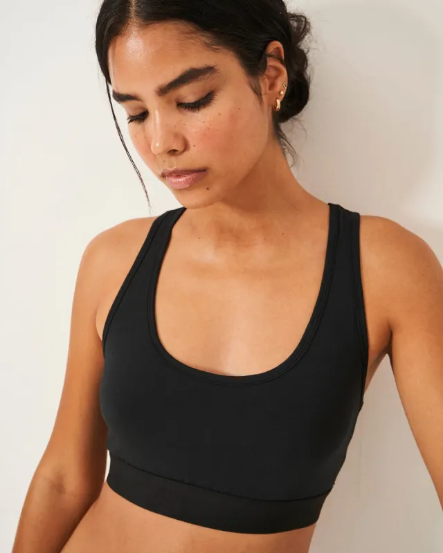 Racerback Bra - Black sold by Stripe & Stare