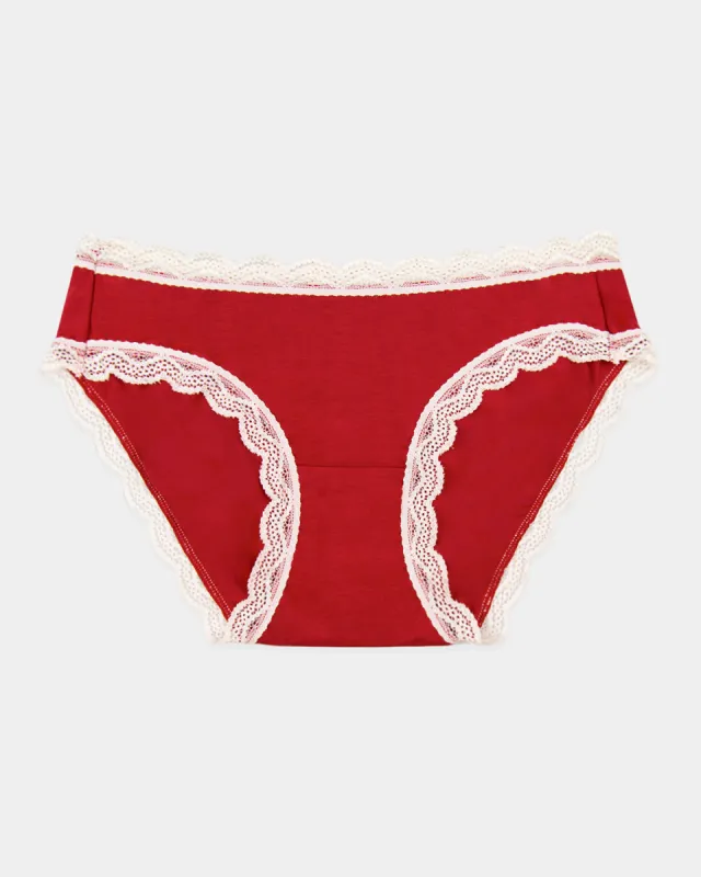 The Original Knicker -  Scarlet and Candlelight sold by Stripe & Stare
