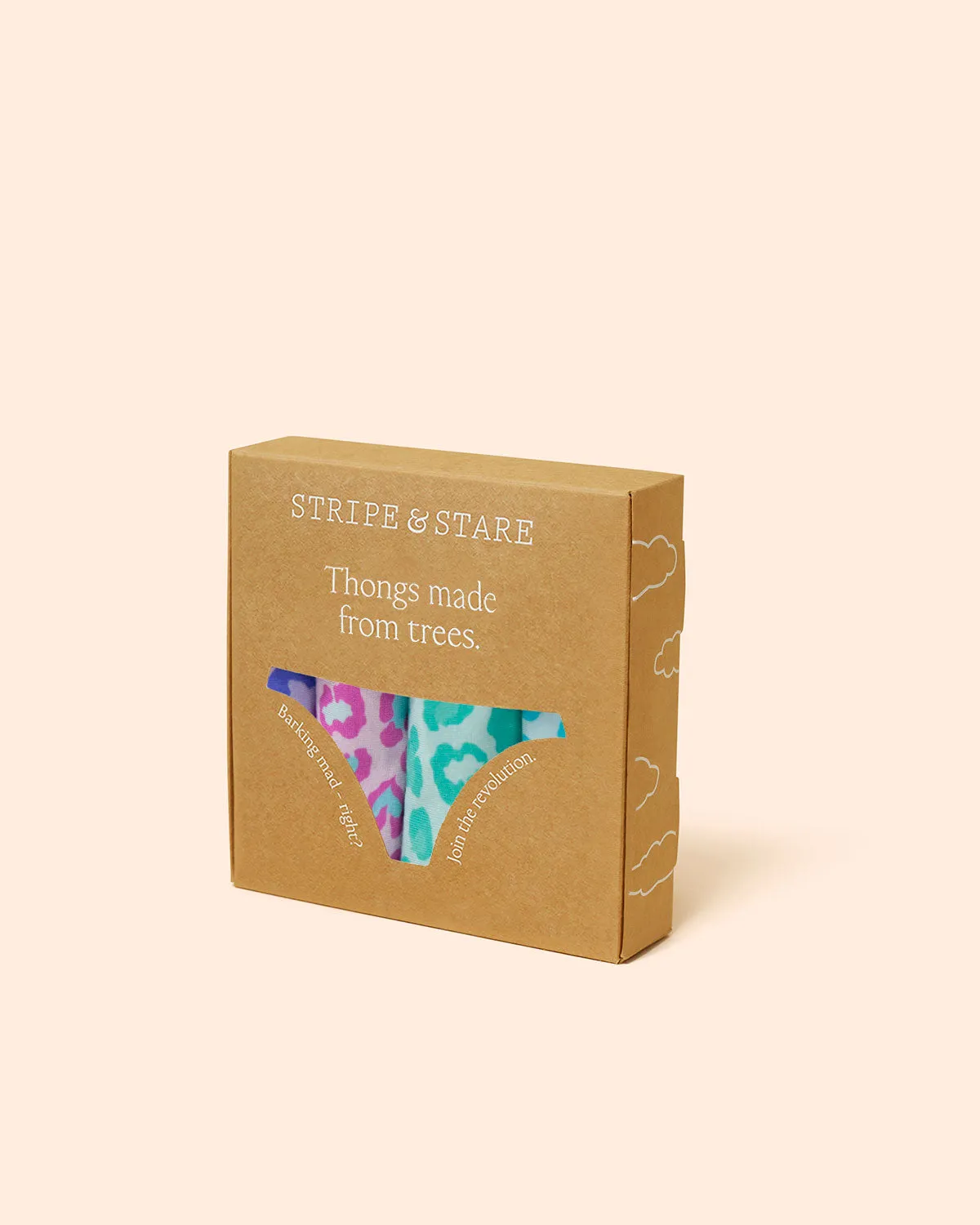 Thong Four Pack - Ultimate Leopard sold by Stripe & Stare product image thumbnail 2