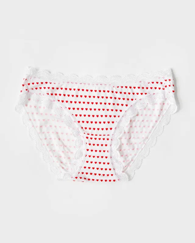 The Original Knicker - Red Heart sold by Stripe & Stare