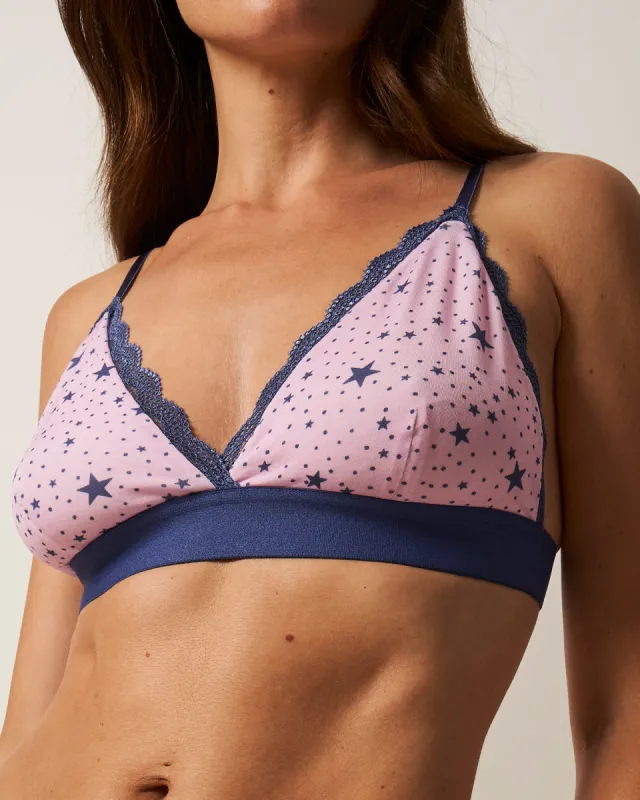 Lace Bralette - Pirouette and Indigo Stars sold by Stripe & Stare