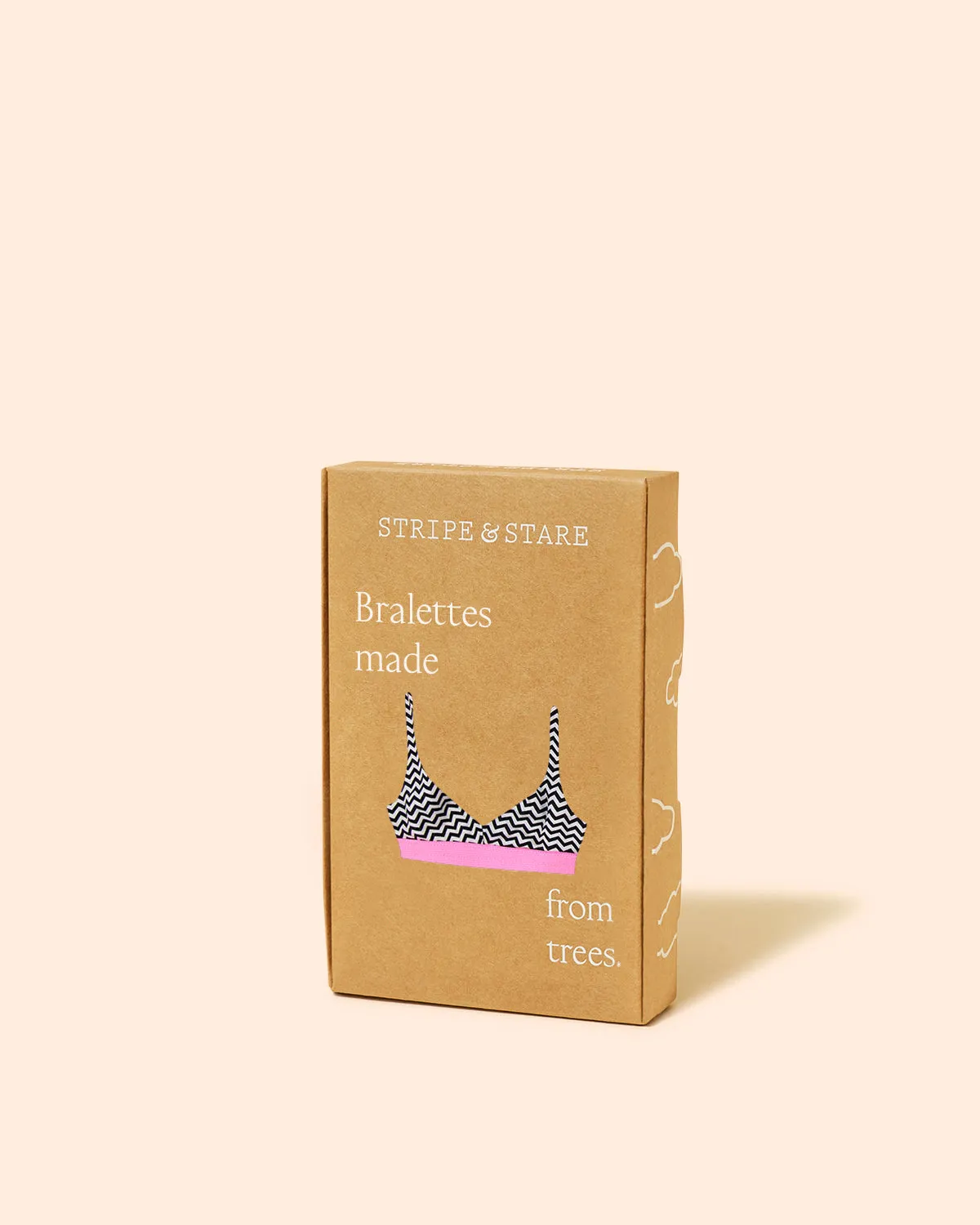 Lace Bralette - Chevron sold by Stripe & Stare product image thumbnail 2