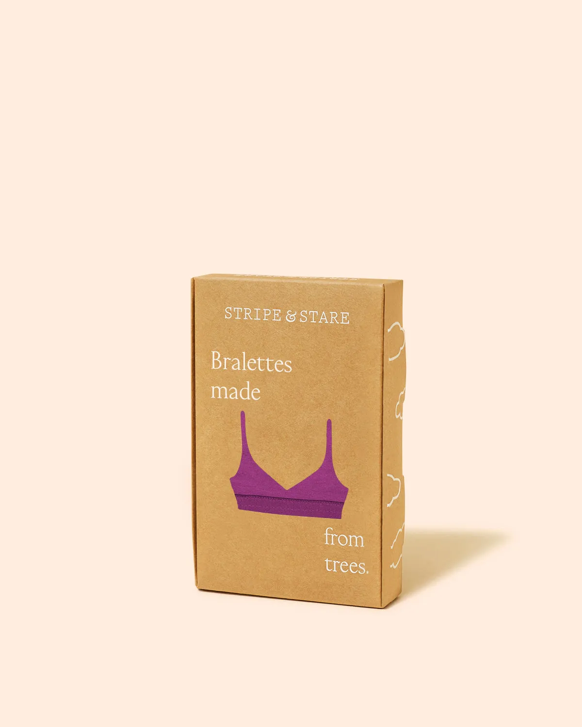 Square Neck Bra - Orchid sold by Stripe & Stare product image thumbnail 2