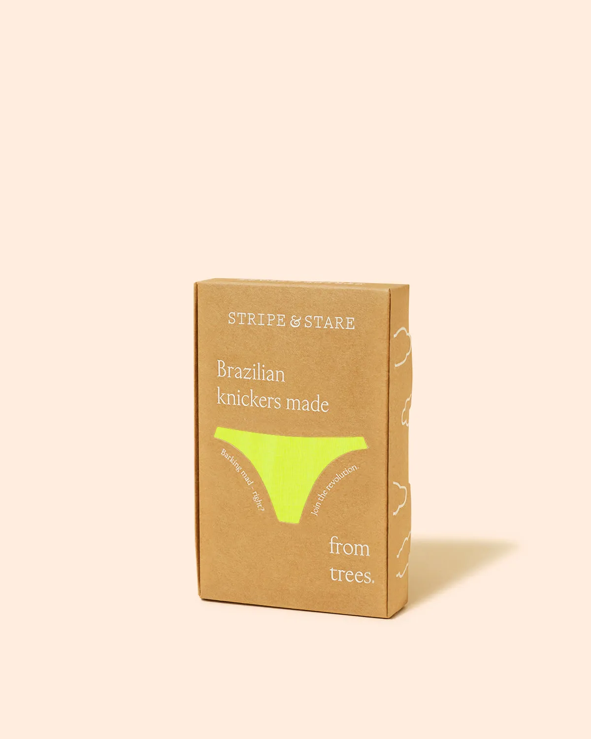 Brazilian Knicker - Neon Yellow sold by Stripe & Stare product image thumbnail 2