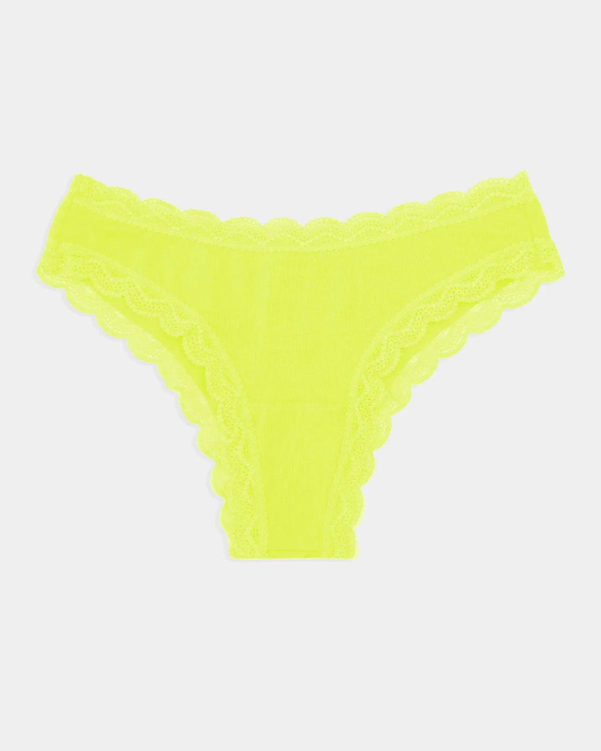 Brazilian Knicker - Neon Yellow sold by Stripe & Stare