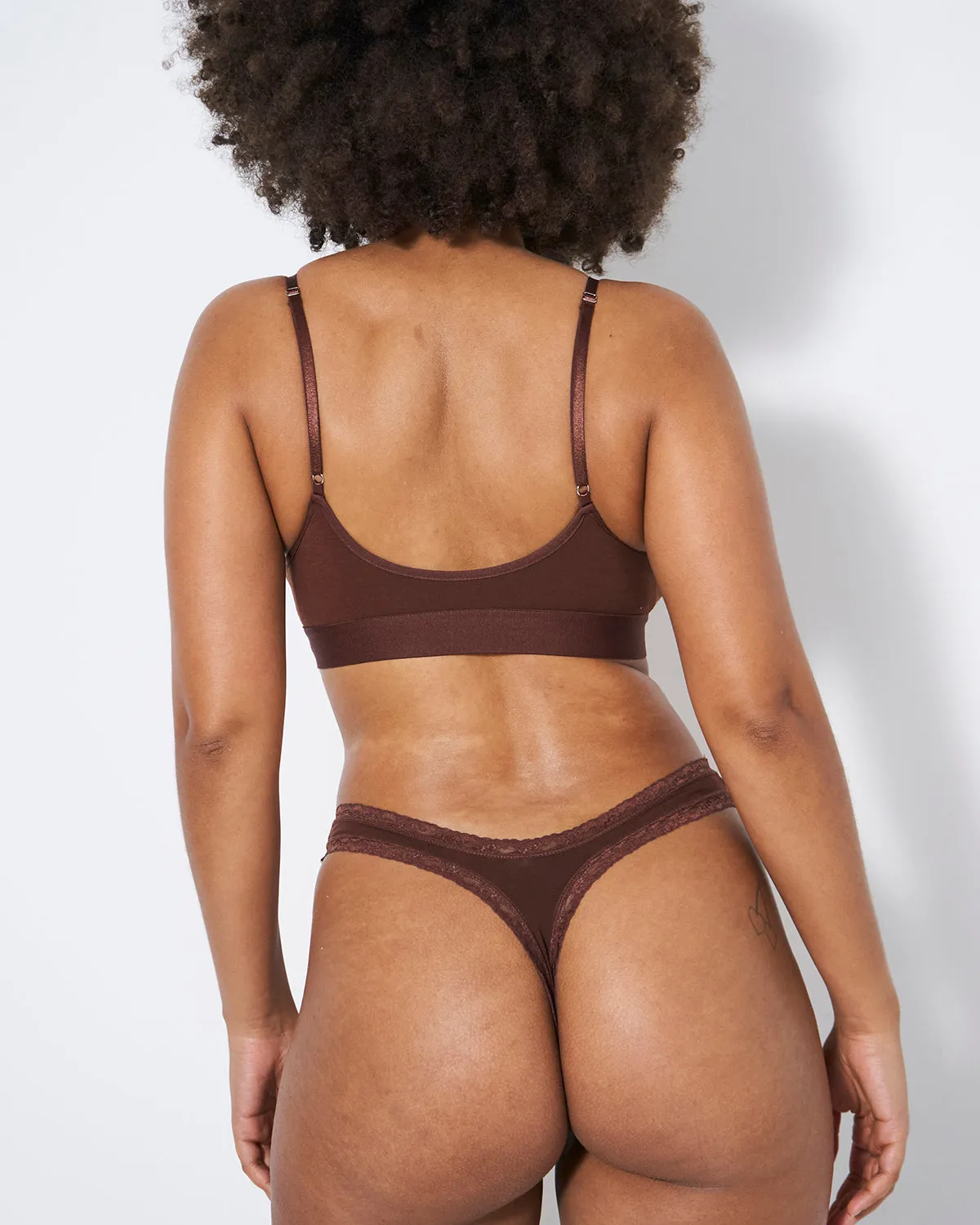 Thong - Cocoa sold by Stripe & Stare product image thumbnail 3