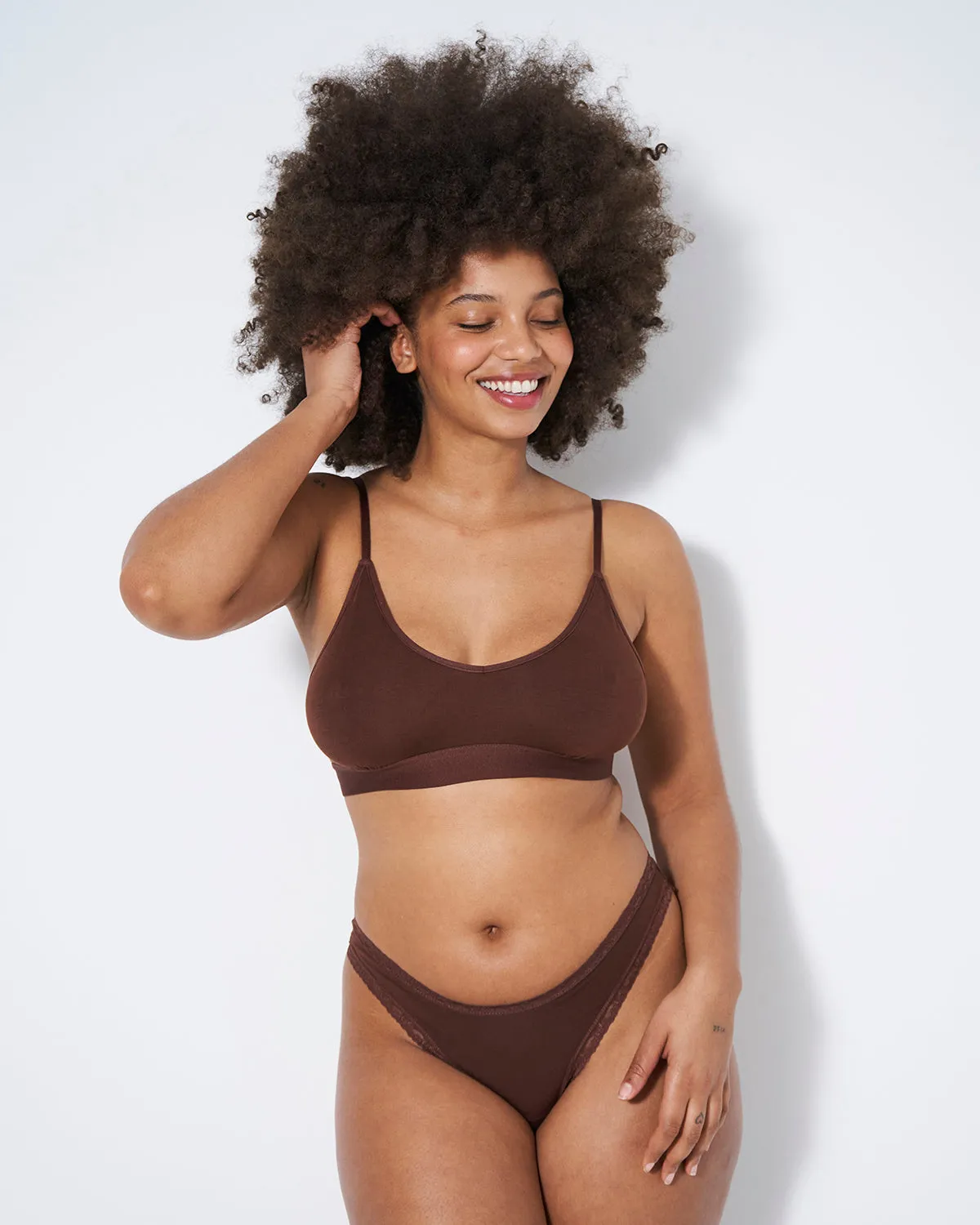 Thong - Cocoa sold by Stripe & Stare product image thumbnail 4
