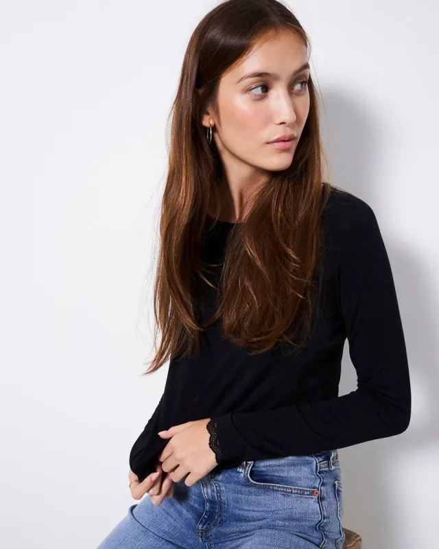 Slouch Top - Black sold by Stripe & Stare