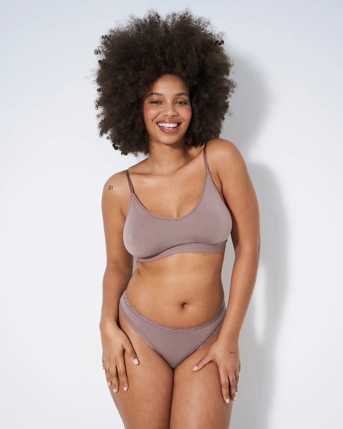 Thong - Taupe sold by Stripe & Stare product image thumbnail 5