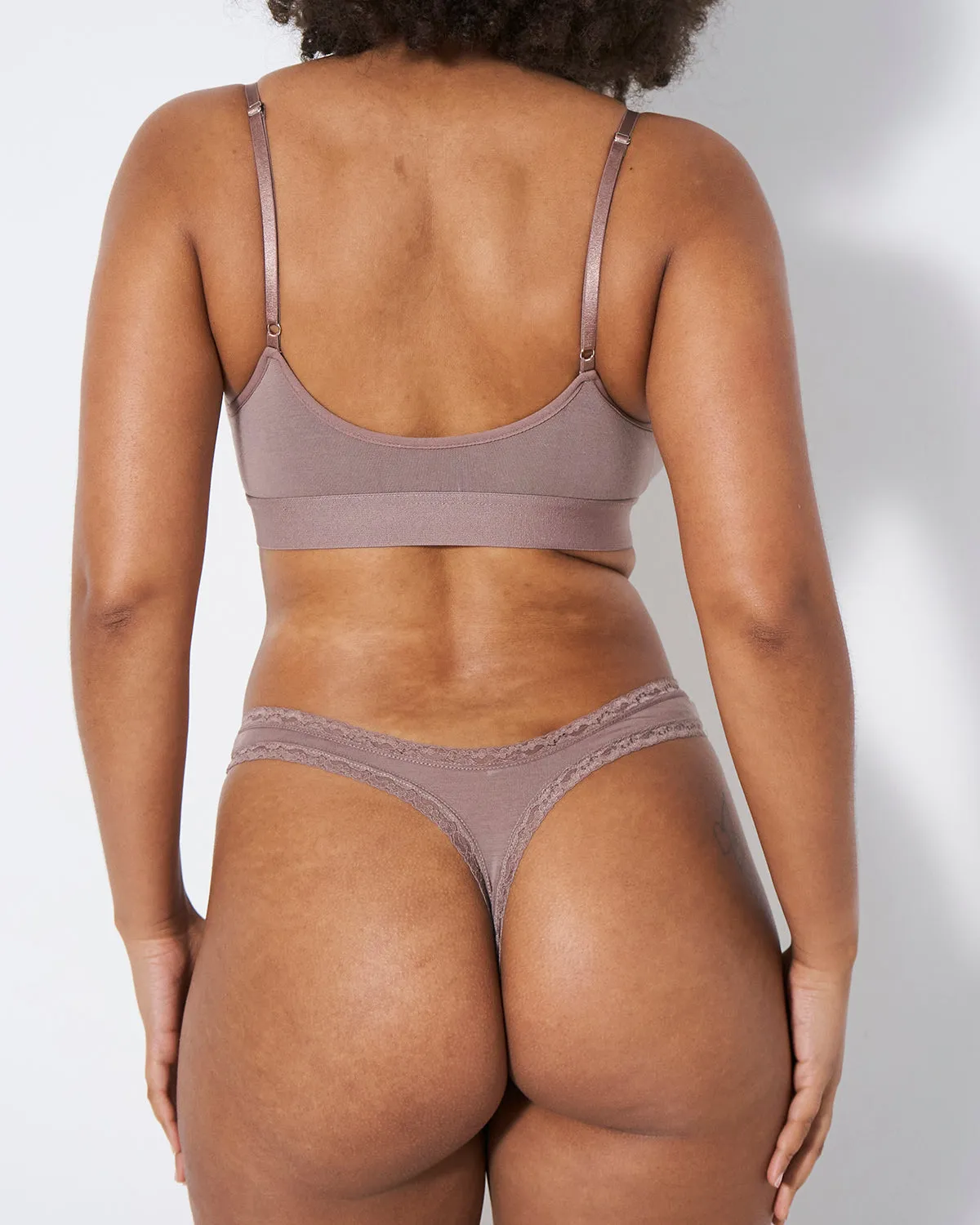 Thong - Taupe sold by Stripe & Stare product image thumbnail 3