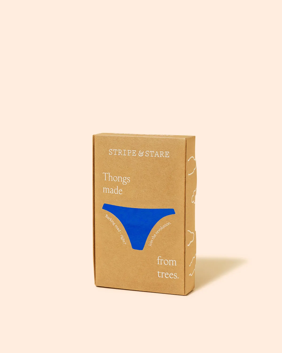 Thong - Sapphire and Raspberry sold by Stripe & Stare product image thumbnail 2
