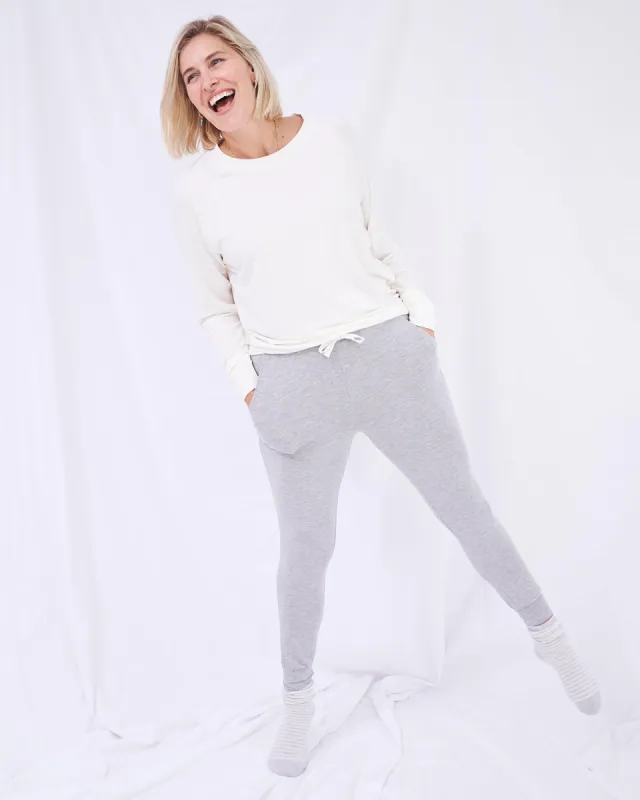 Lightweight Jogger - Grey Marl sold by Stripe & Stare