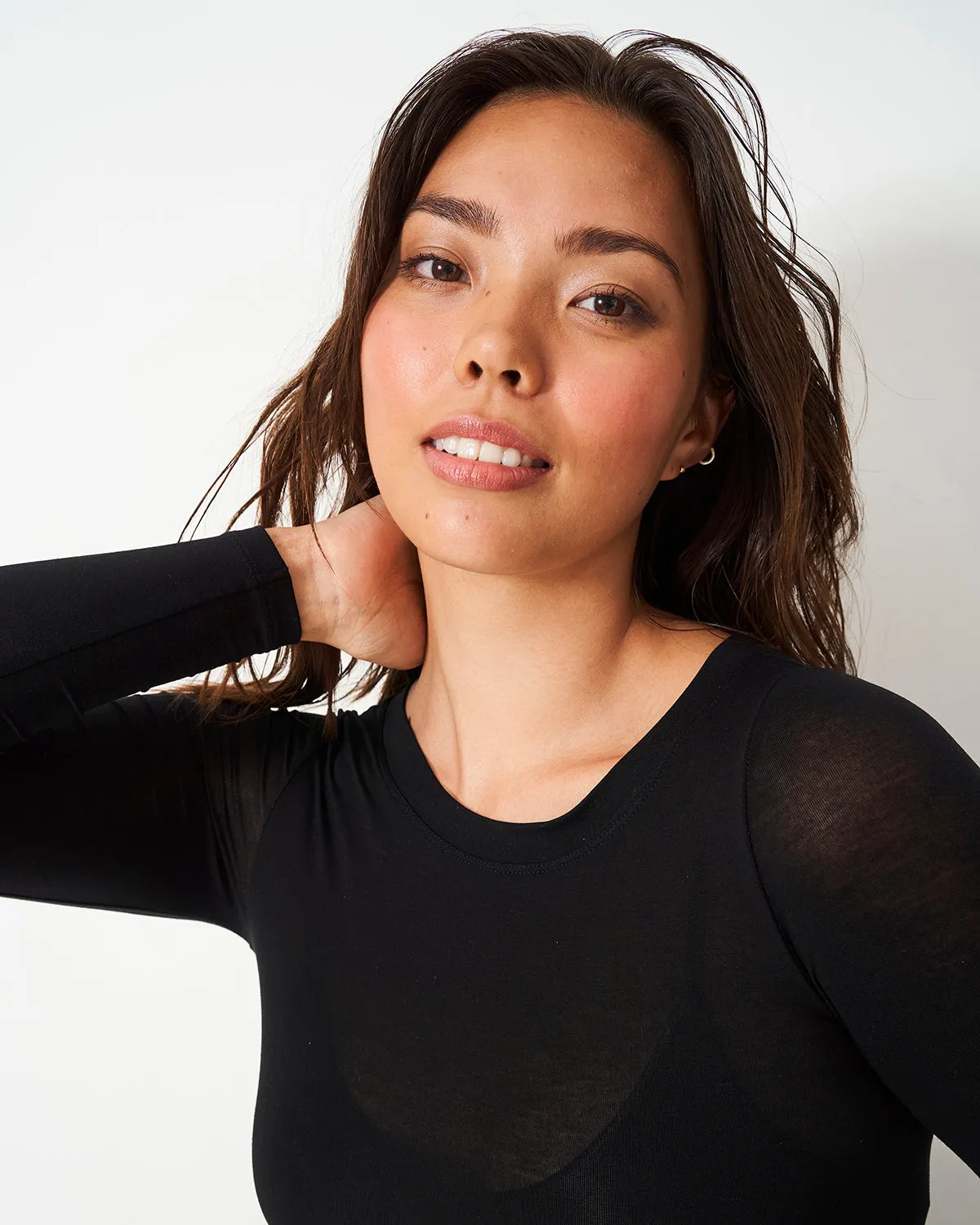 Biodegradable Bodysuit - Jet Black sold by Stripe & Stare product image thumbnail 5