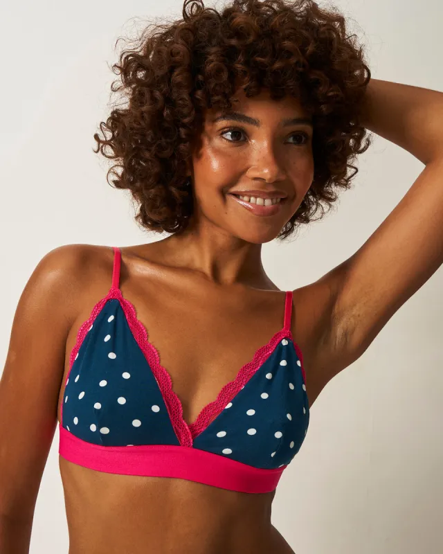 Lace Bralette - Midnight Spot sold by Stripe & Stare