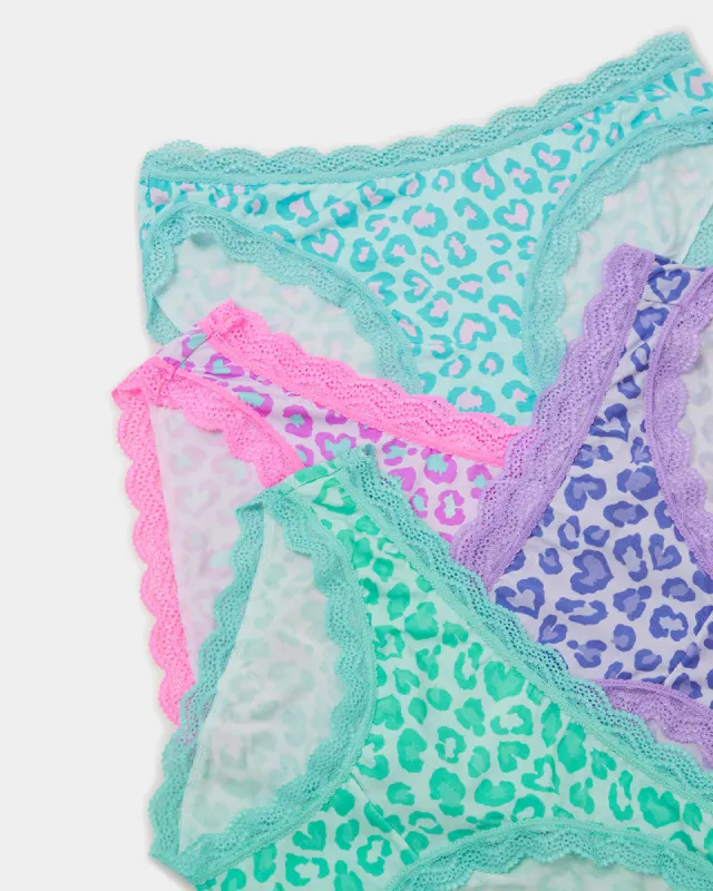 The Original Knicker Four Pack - Ultimate Leopard sold by Stripe & Stare