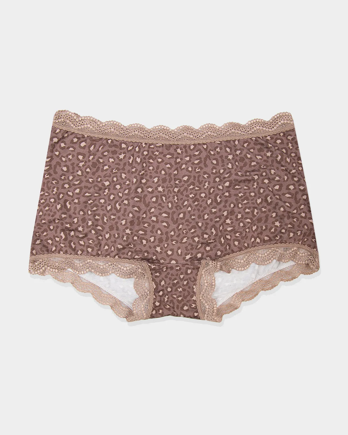 Hipster Knicker - Neutral Leopard Taupe sold by Stripe & Stare