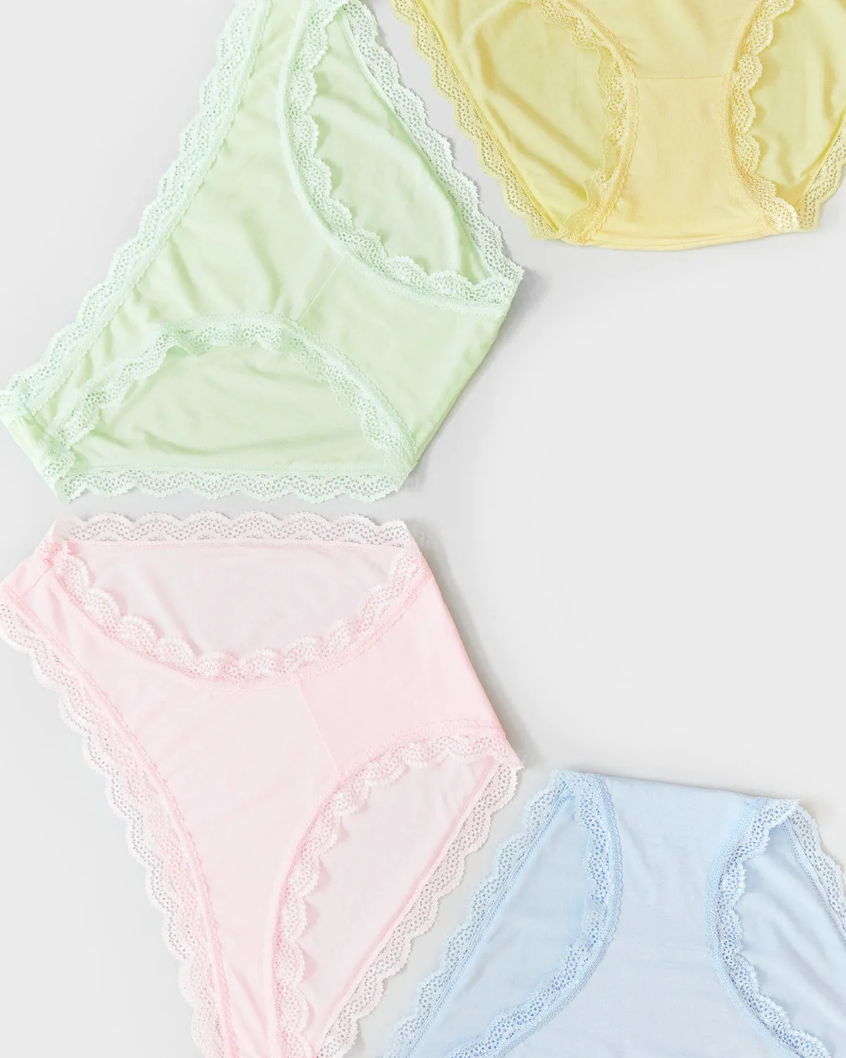 The Original Knicker Four Pack - Spring Pastels sold by Stripe & Stare