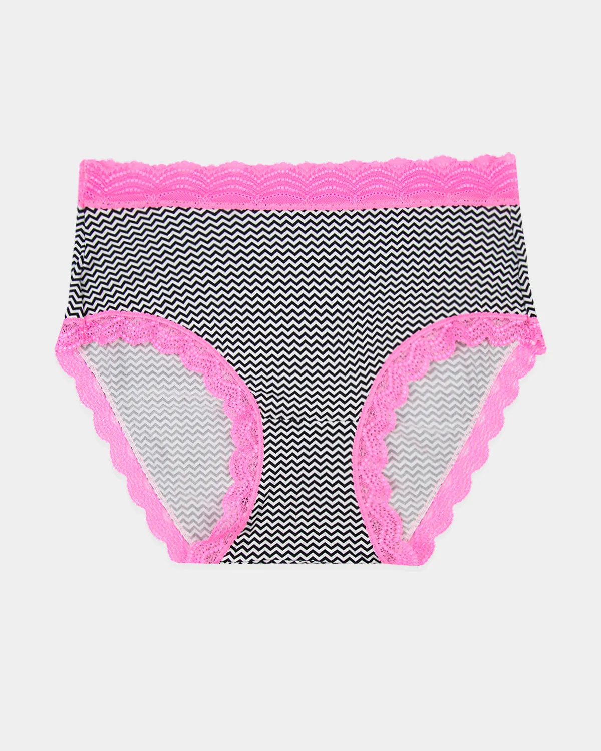 High Rise Knicker - Chevron sold by Stripe & Stare