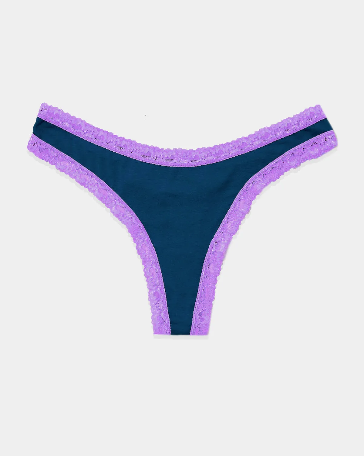 Thong - Midnight Neon Purple sold by Stripe & Stare