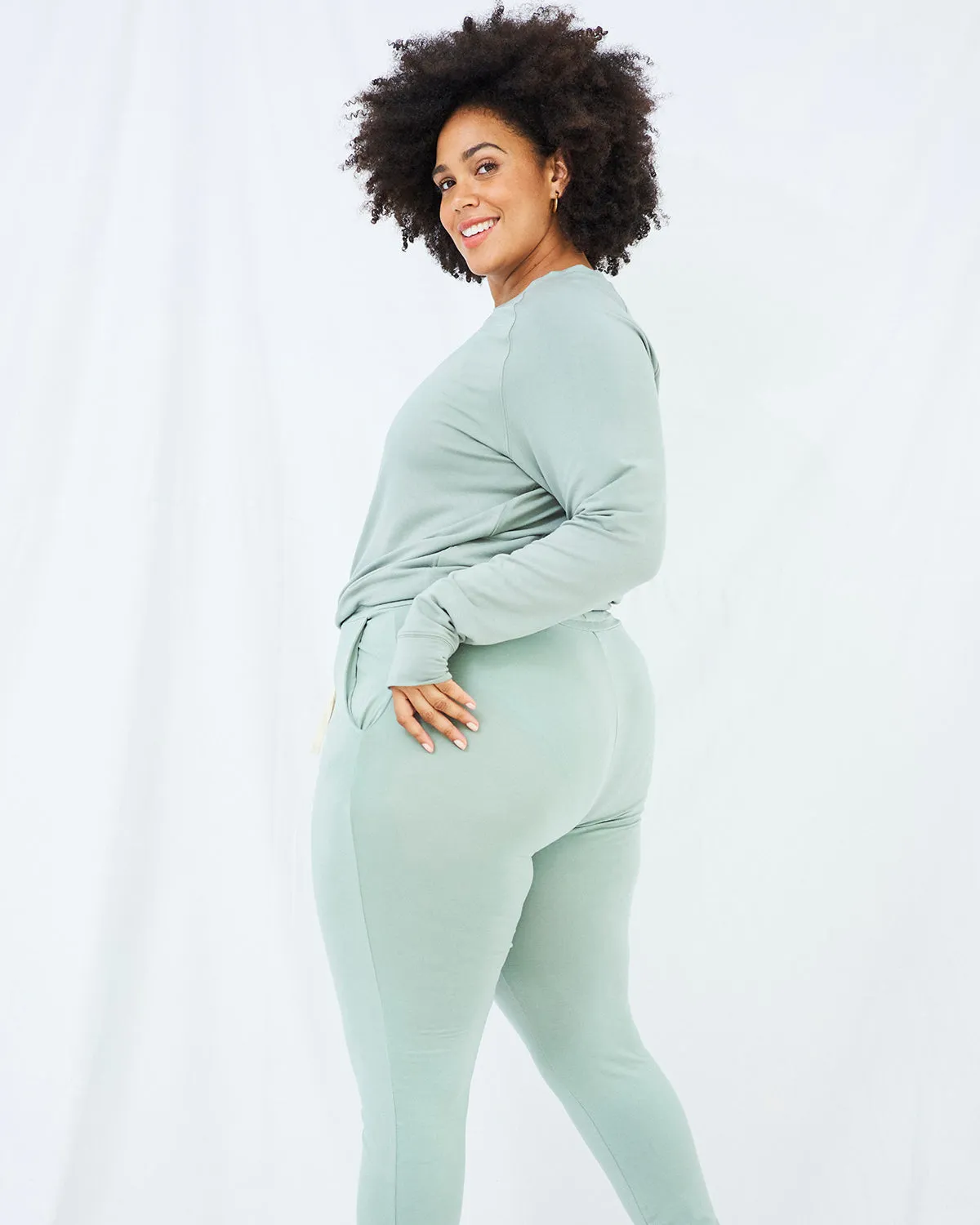 Sweatshirt - Khaki sold by Stripe & Stare product image thumbnail 4
