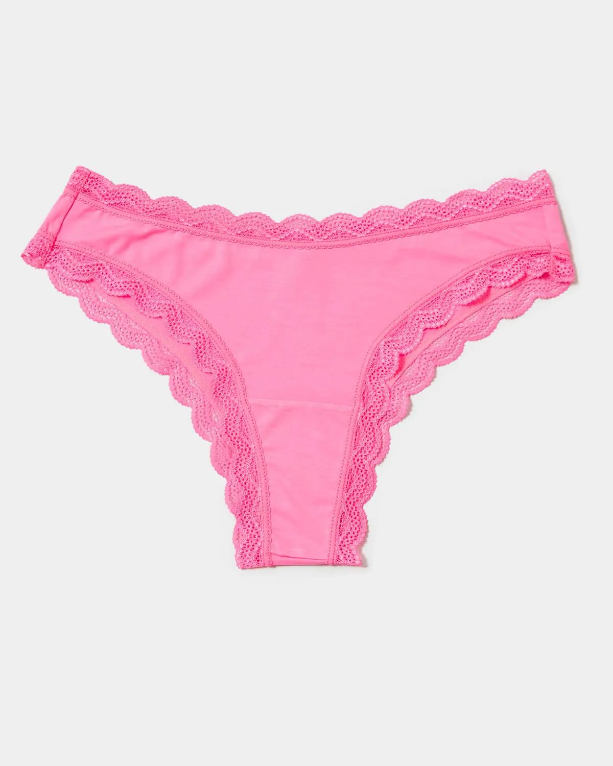 Brazilian Knicker - Hot Pink sold by Stripe & Stare