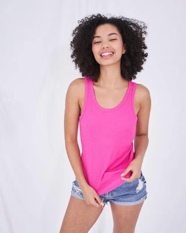 Active Tank - Hot Pink sold by Stripe & Stare