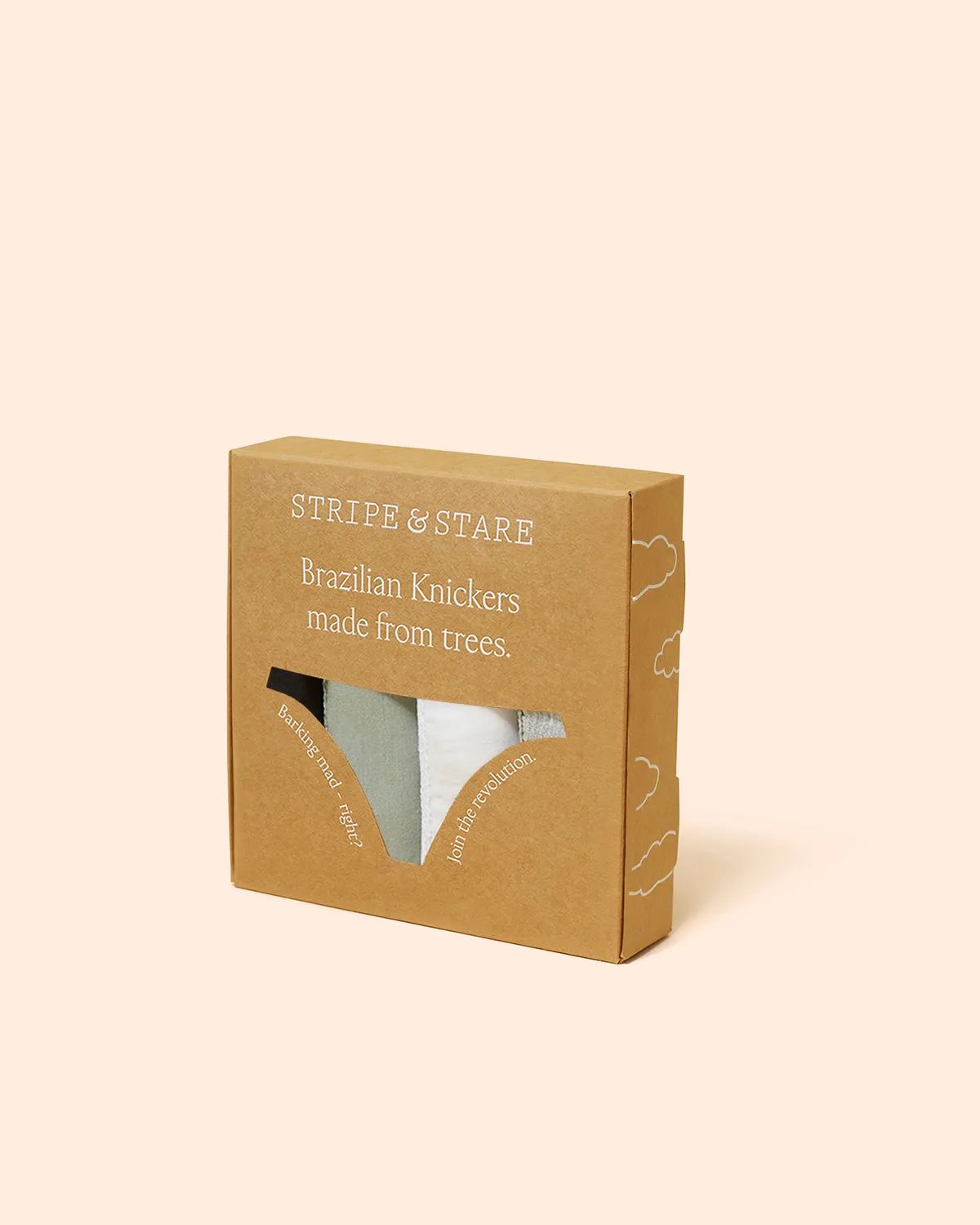 Brazilian Knicker Four Pack - Basics sold by Stripe & Stare product image thumbnail 2