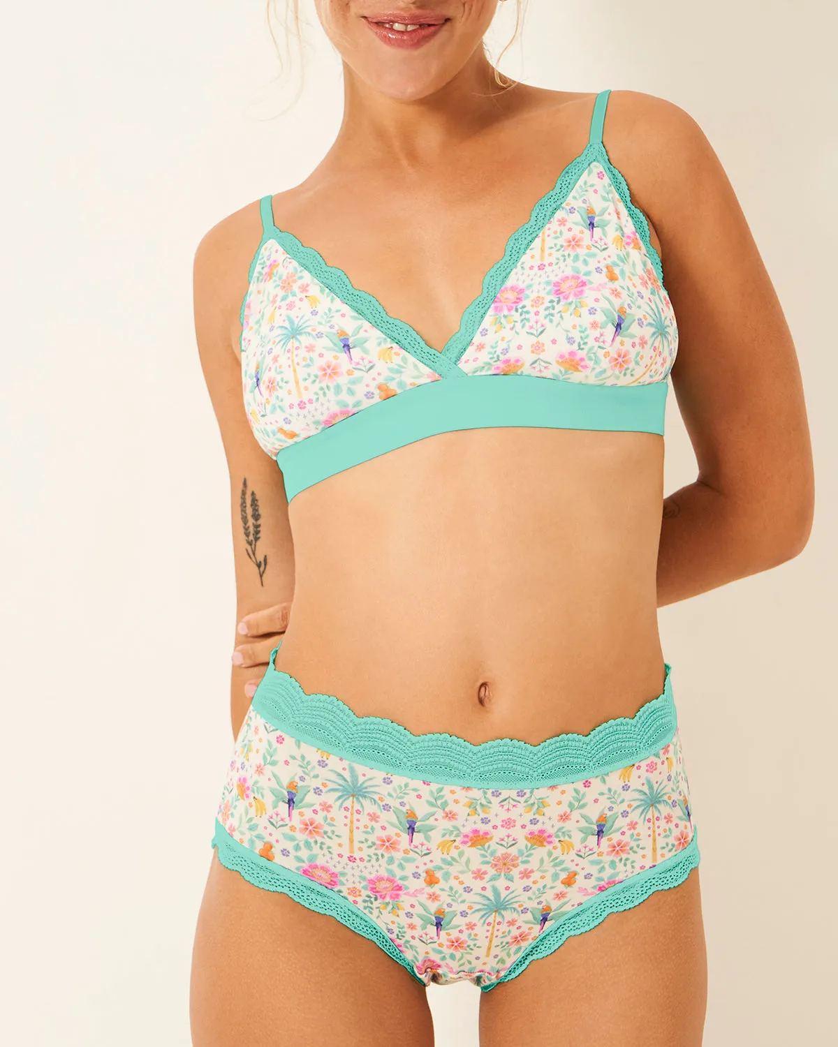 Lace Bralette - Mexicana sold by Stripe & Stare product image thumbnail 3