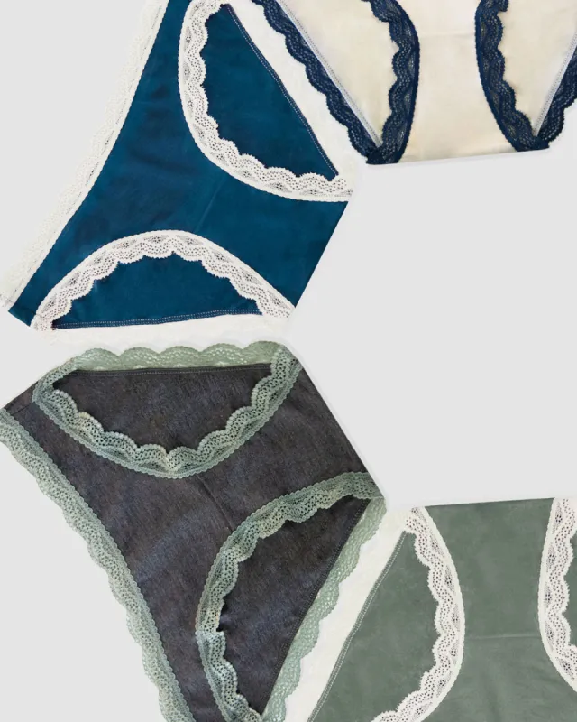 The Original Knicker Four Pack - Basics Block sold by Stripe & Stare