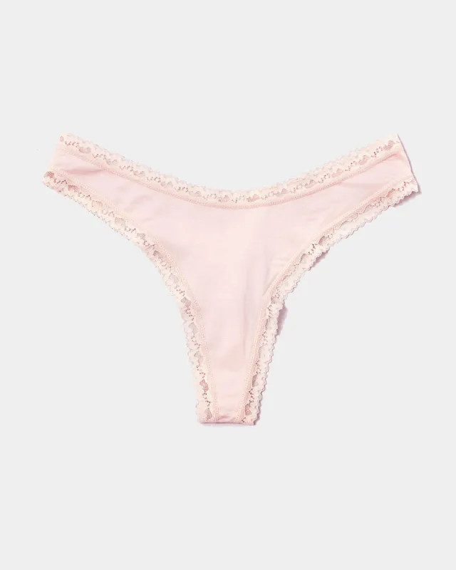 Thong - Pink-A-Boo sold by Stripe & Stare